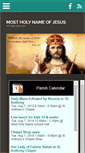 Mobile Screenshot of mostholynameofjesusparish15212.org